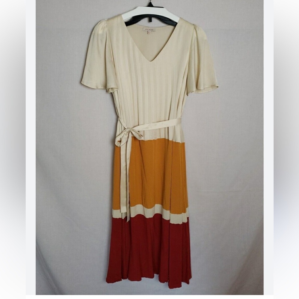 Skies are Blue Mustard and Maroon Color block Maxi Dress--EUC Sz 1X- FALL 🍂😍​ - Picture 6 of 14